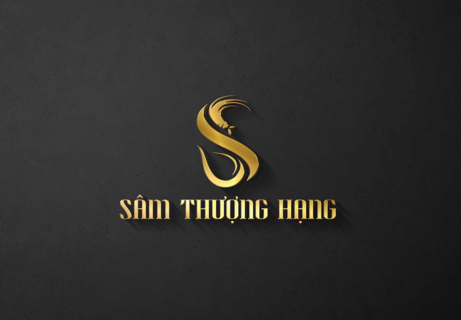 Gold text effect style Mockup